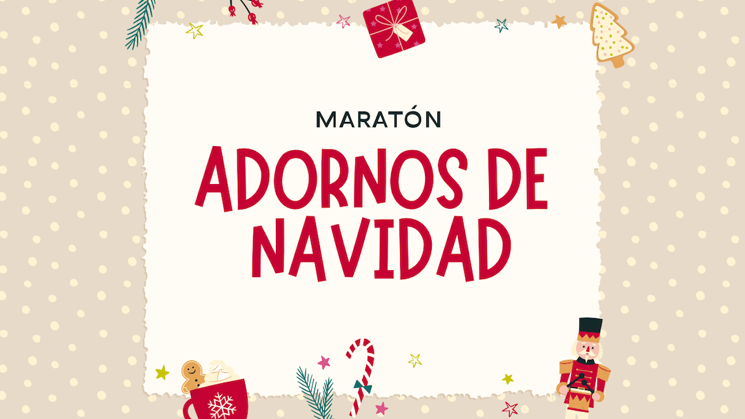 maratón adornos navidad